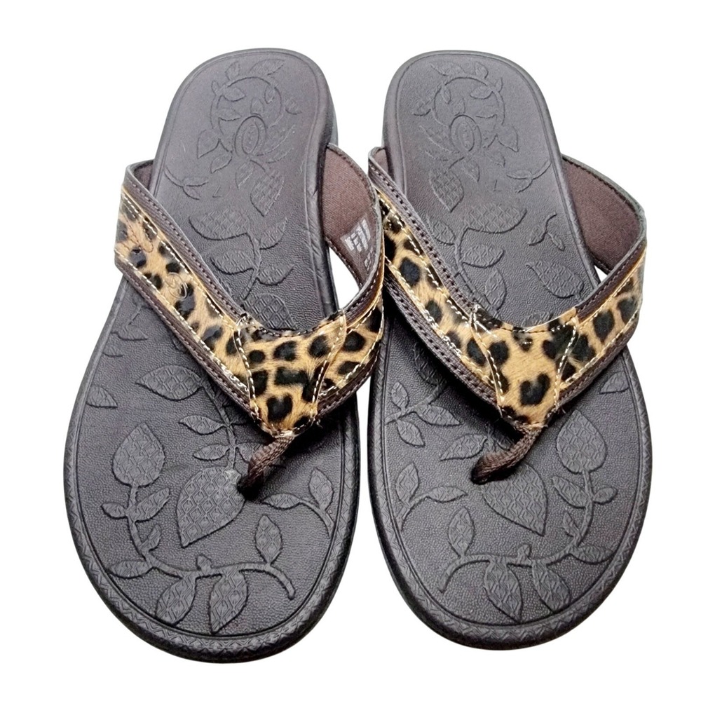 Dr. Scholl's 7 Advanced Comfort Flip Flops Beach Sandals Thong Women's Sz 7M
